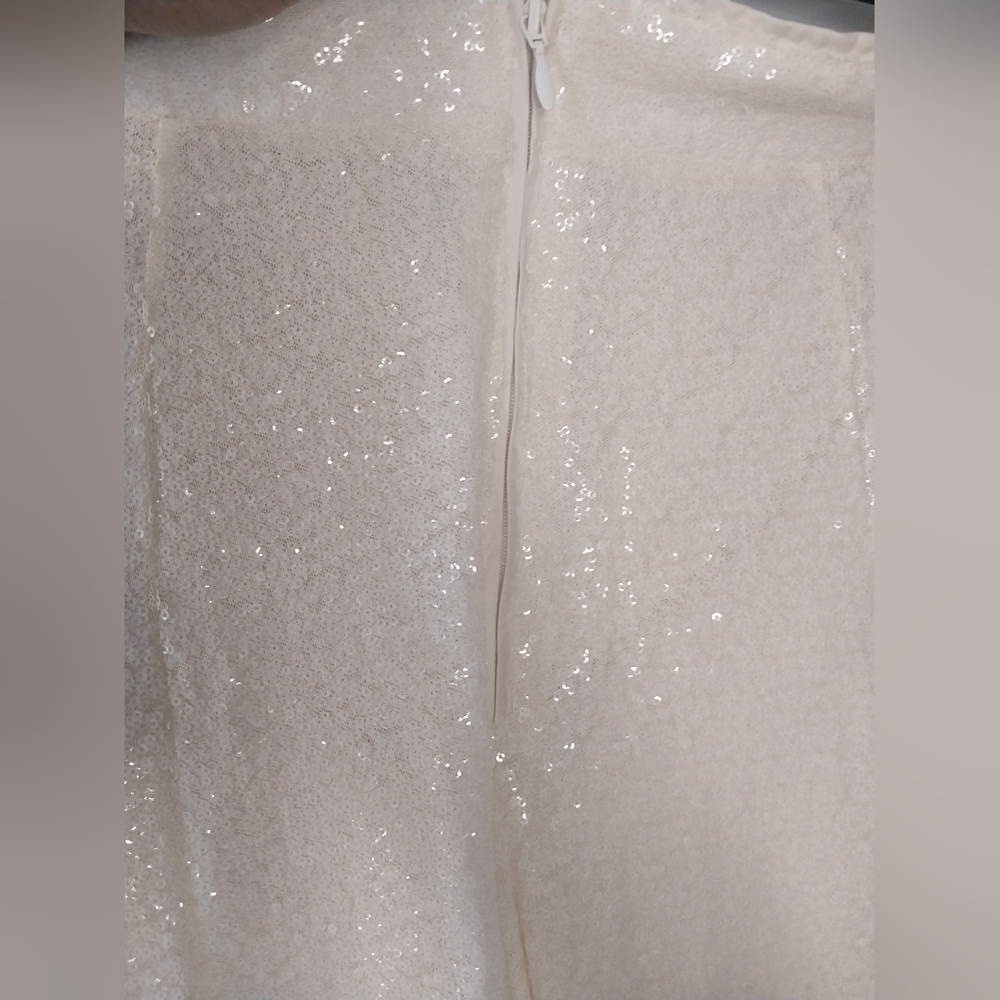 Cream skirt
